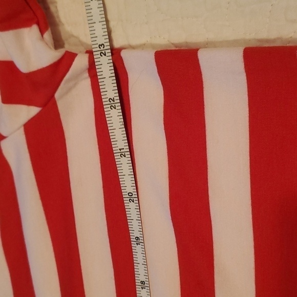 Shelry Red & White Striped Unisex 2 Piece Sz M Pagamas - Picture 10 of 14